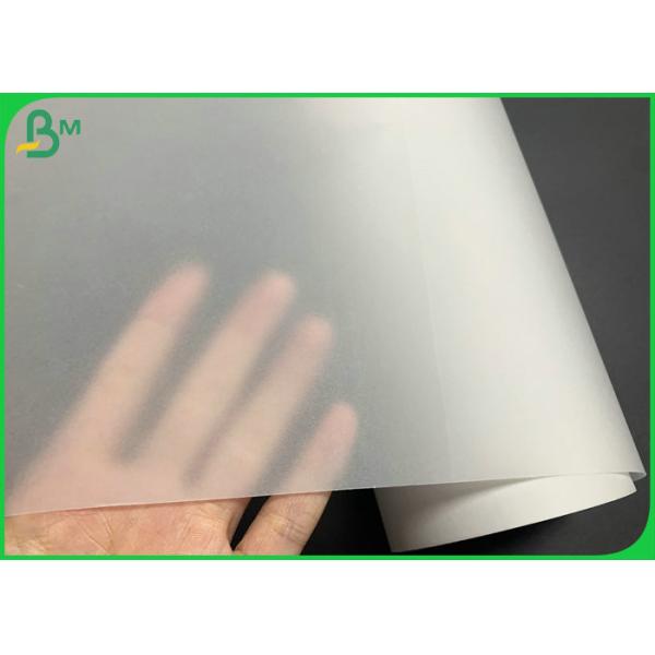 High Stiffness 600mm Roll 90gsm Transparents Paper For Making Shopping Bag 
