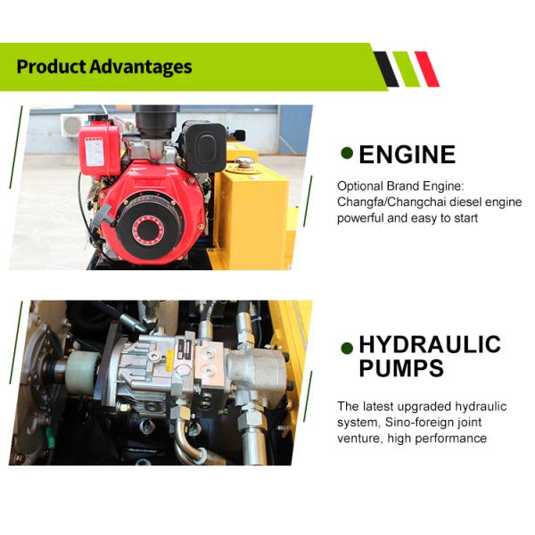 Hot Sale Small Compactor Roller Vibratory Compactor Double Drum Roller Mini Road Roller Price