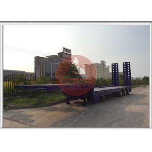 Long Item Heavy Duty Gooseneck Trailer Numerical Control , Heavy Equipment