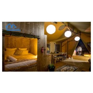 Romantic Eco Glamping Dome Tent , Geodesic Luxury Hotel Tent