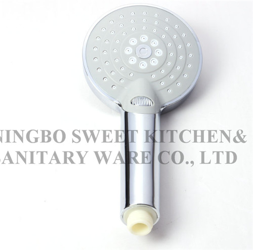 Buy Classic model ABS material swtich-on chrome plating shower head hand shower rain shower sanitary ware accessories at wholesale prices