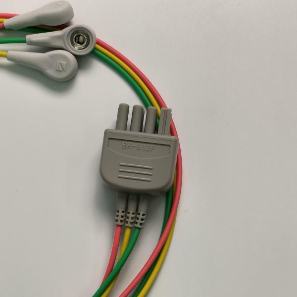 K910A BR-913P Medical Device Consumables NIHON KOHDEN 3 Electrode Lead
