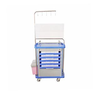 Hospital Drug Delivery Vehicle With Wheel Blue Drug Delivery Vehicle