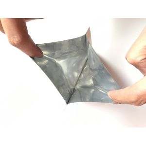 Three Side Seal Mylar Barrier Pouches Exquisite Custom Printing