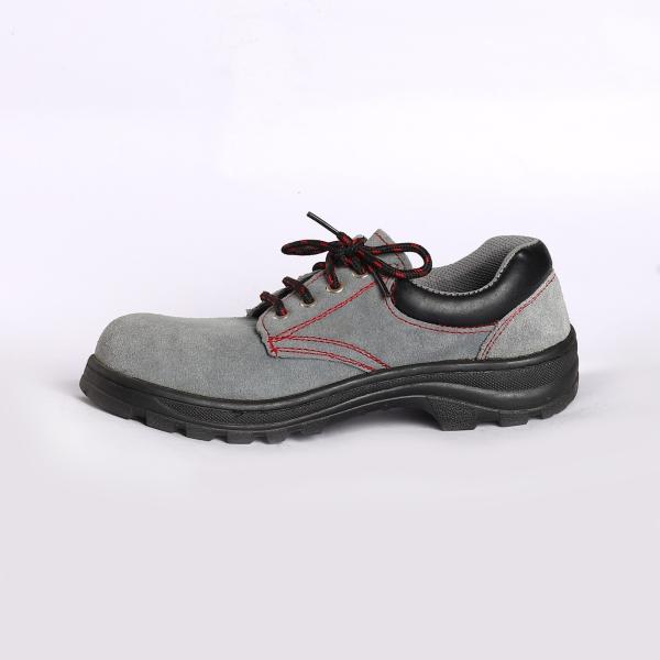 Breathable Low Cut Safety Shoes Microfiber Leather Mesh Upper And Air Mesh Lining For Steel Toe Protection
