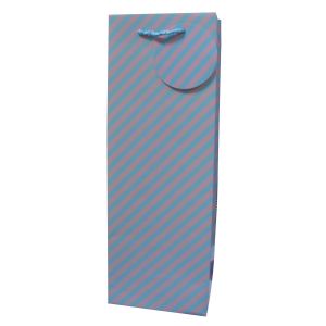 China Supplier Paper Single Wine Bags Fancy Wine Gift Paper Bag