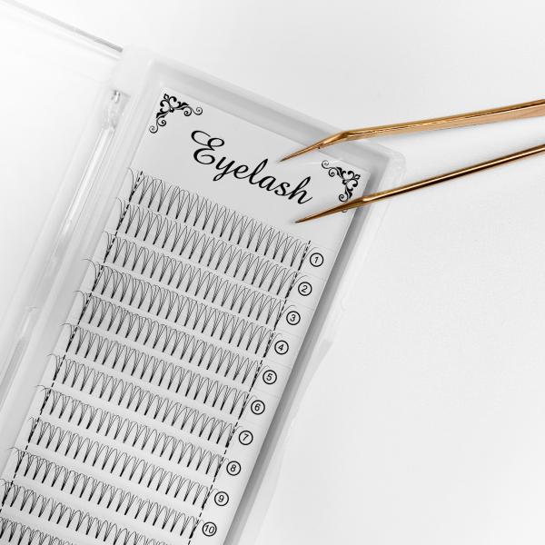 Buy Silk PBT Fiber Material Premade Volume Fans Ultra Soft Feeling Handmade Craft at wholesale prices