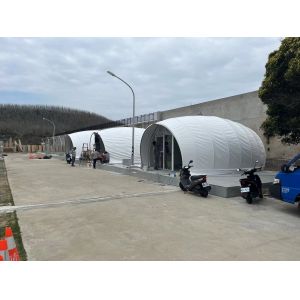 5mx7m Outdoor Camping Shell Tent Steel Frame Isolation Warm