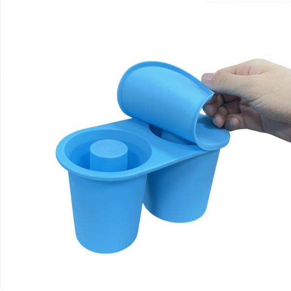 Exclusive Patent Reusable Silicone Ice Hollow Cylinder Tray Mold for Stanli Beer Cup