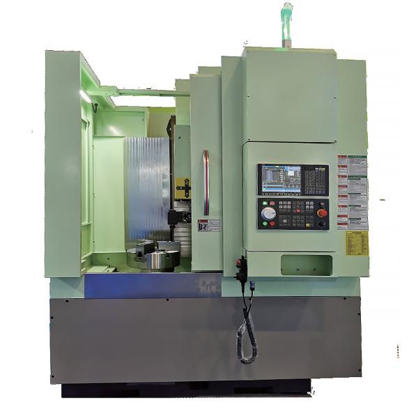 Buy Servo Turret CNC Vertical Lathe Machine With 600kg Load Capacity at wholesale prices