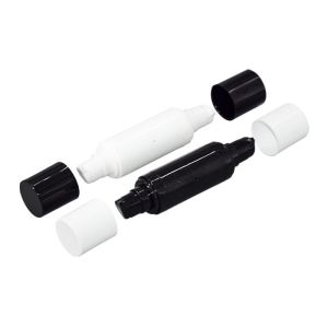 Round Shape PP Airless Bottle Double Ended 15ml 20ml