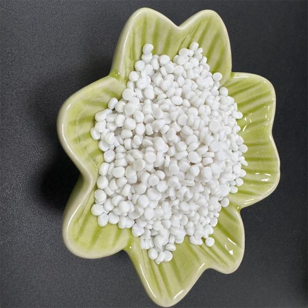 Buy Efficient  White Filling Granule Barium Sulfate Masterbatch With PP Carrier at wholesale prices
