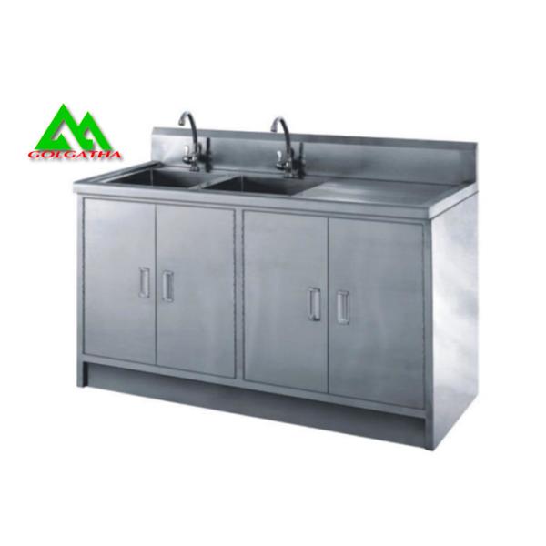 Floor Mounted Hospital Ward Equipment Cleaning Tank Furniture Abrasion Resistance