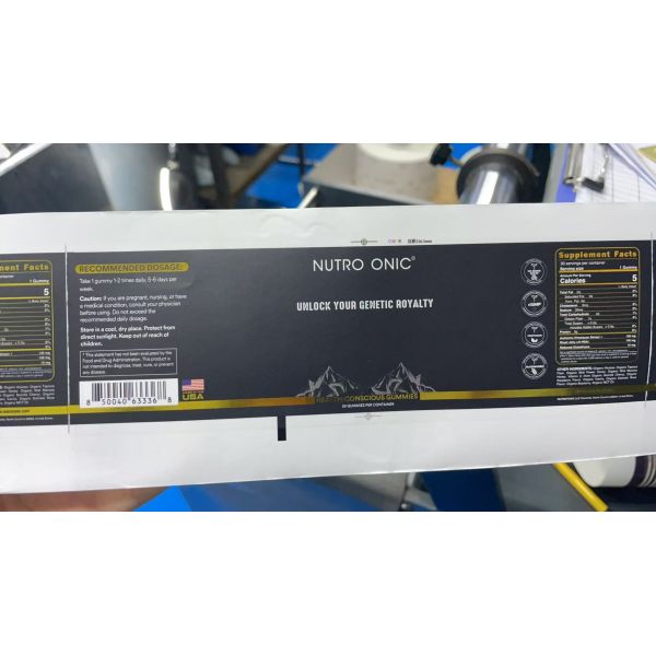 Embossing Gold Hot Stamp Logo Adhesive Sticker Seal Sticker Label Featuring Customers Logo Ideal for Product Branding and Packaging Security Solutions