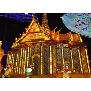 Real Proportion XianTao Elderly Handmade Lantern Display Birthday Festival