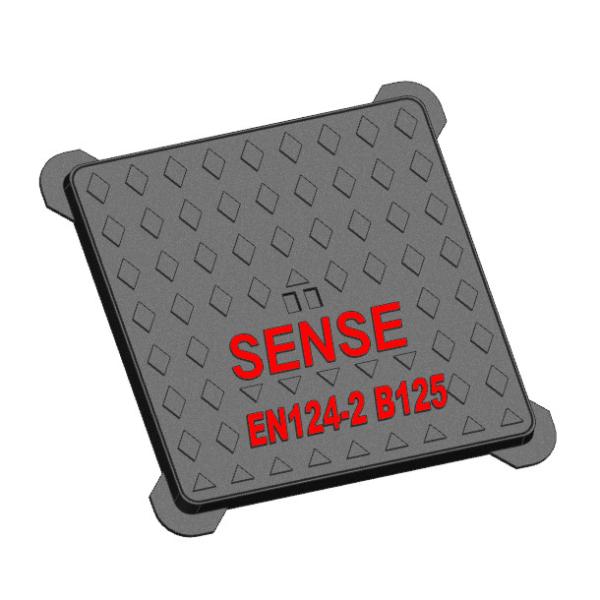 Buy Rectangular Manhole Cover B125 Ductile at wholesale prices