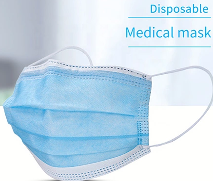 SGS Disposable Surgical Face Mask , Protective Mouth Mask Fiberglass free