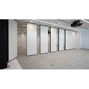 Sliding Vary Foldable Wall Partition Operable Door For Office No Floor Track