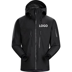 Men's Waterproof Jacket Outdoor Sport Soft Shell With Hood Jacket Running Hiking