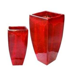 China Ceramics Outdoor Ceramic Terracotta Pots / Planters GW1309ET Set 2 on sale