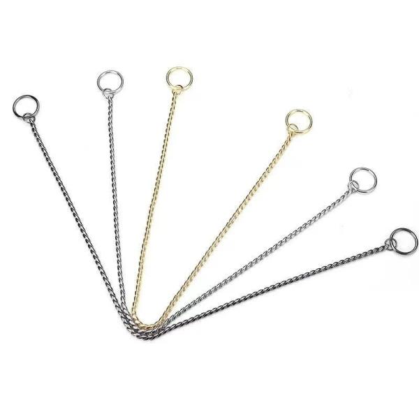 Buy Gold Pets Choke Chain Training Dog chain 2mmx35cm 3mmx40cm at wholesale prices