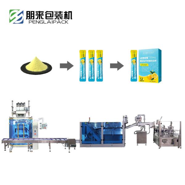 Buy Auto Box Carton Sachet Packaging Machine for Dry Syrup Powder Drinks Powder at wholesale prices