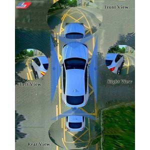 Blind Spot Monitoring System / 3D 360 Degree Panoramic Parking Sensor Monitoring