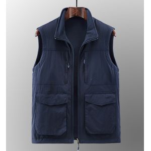 Wholesale Custom High Quality Casual Loose Utility Clothes Sleeveless Waterproof