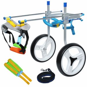 16-20.5'' Disabled Dog Hind Leg Wheelchair Small Doggie Wheelchair