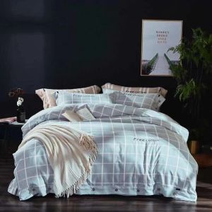 China Soft Cotton Printed Duvet Cover Set With Zipper Closure For Modern Bedroom DéCor on sale