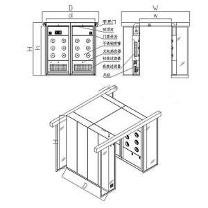 Harmaceutical ISO Standard Cargo Cleanroom Air Shower With Customized Unique