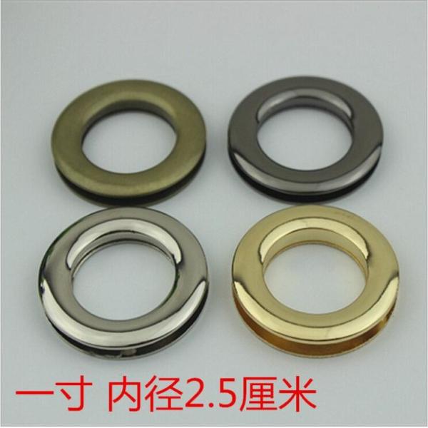 Buy Handbags accessories zinc alloy 1 inch hanging brush anti brass color metal screw eyelets for leather bag at wholesale prices