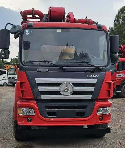 China Top Brand 95% Near New Condition 2021 Sy 39m Concrete Pump Concrete Mixer Truck Pump for Sale