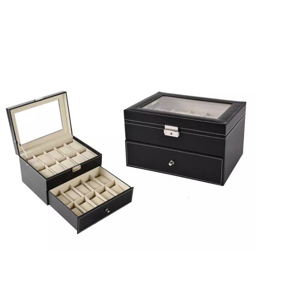 Buy 20pcs MDF Wooden Packaging Boxes Collection Watch Packaging Boxes ISO9001 at wholesale prices