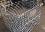 Customized Q195 steel Stackable Wire Mesh Baskets Wire Mesh Storage Boxes