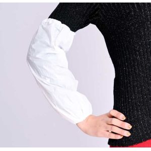 China ISO Blue 0.01mm Waterproof Disposable Plastic Sleeve Protectors on sale