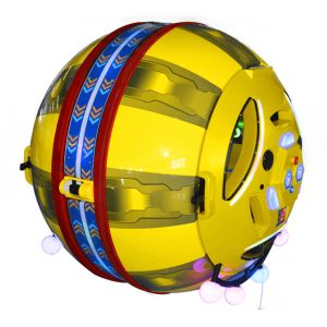 Space Capsule Kids Electric Car Battery Operated 360 Degree Rotation