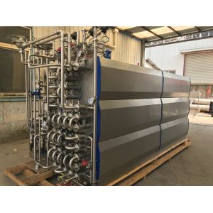 China PLC Tubular Beverage Uht Sterilization Machine on sale