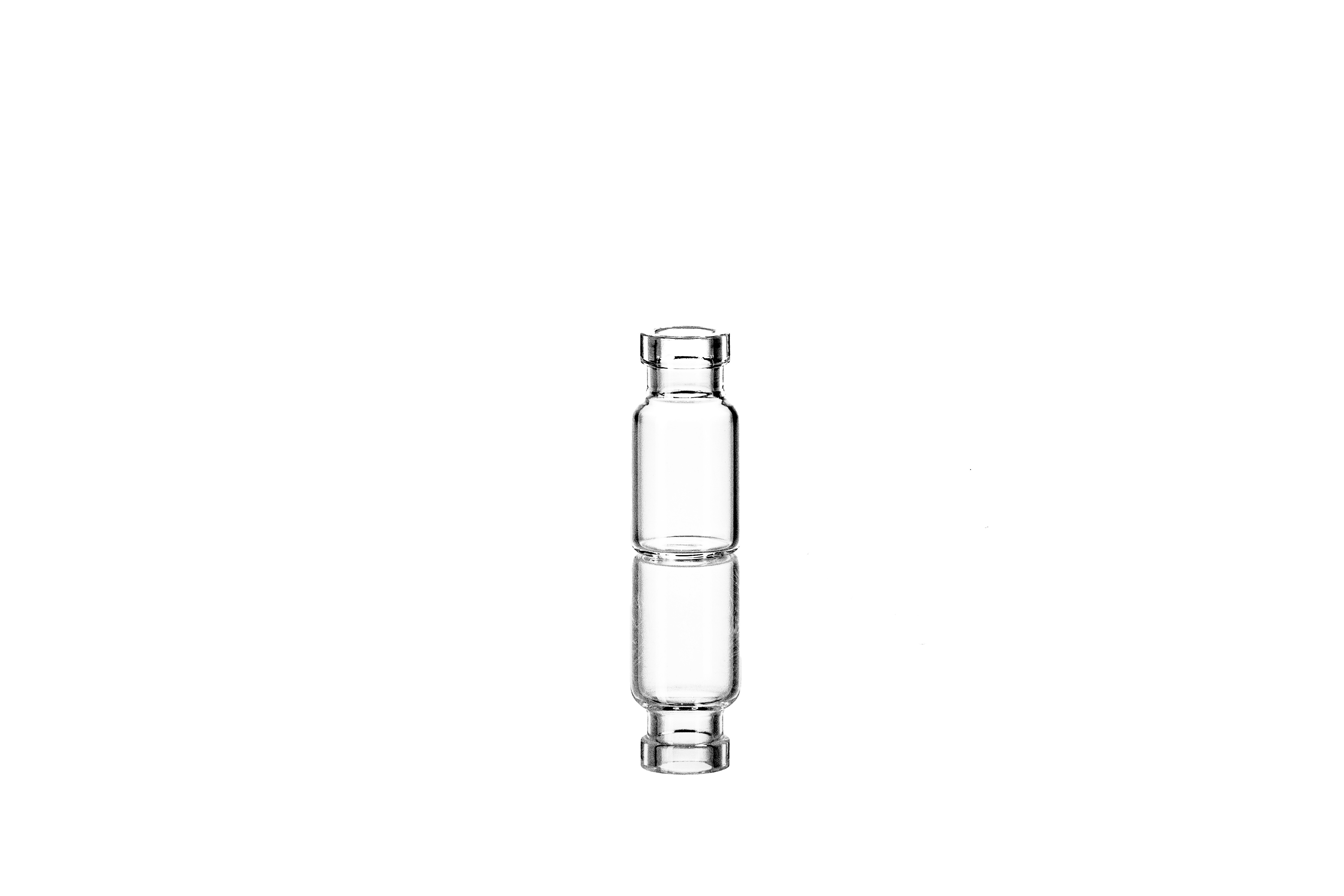 1ml empty clear amber low borosilicate tubular glass vial