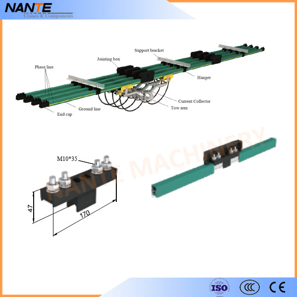 NSP-H32 Plastic Black Isolating Section To Prevent Leakage For Unipole Insulated
