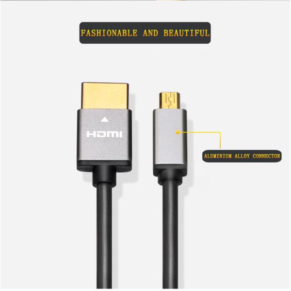 OEM 1080p 3D 4K HDMI Cable HDR 18G Micro HDMI to Mini hdmi