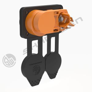 Quality IP65 Outdoor Triple Core 2-in-1 Electrical Connection Lockable PowerCON TRUE1 Chassis Connector with Male Female Pins for sale