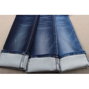 Heavy Peach Fake Knitted Raw Denim Fabric