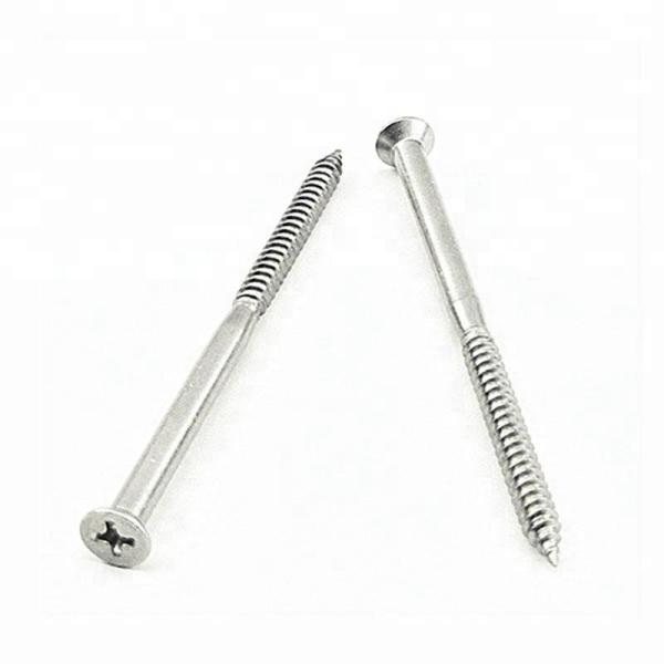 Buy Stainless Steel Cross Recessed Countersunk Head Wood Screws Furniture Screws at wholesale prices