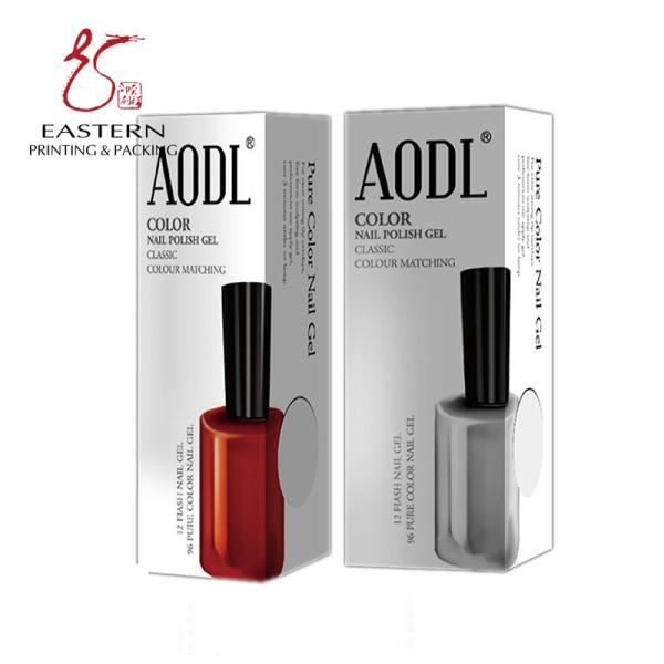 Buy Pantone Printing 7cm Height Cosmetic Packaging Paper Box For Nail Polish at wholesale prices