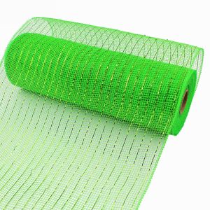 Quality christmas mesh webbing cheap price wired satin organza DIY gift rolls ribbon paillette solid color ribbon for sale