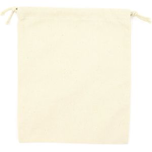 Lightweight durable Small Cotton Canvas Muslin Drawstring Bag Bags