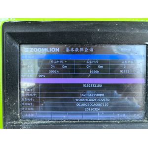 Used Zoomlion 49m Concrete Pump Truck with Mercedes Benz Chassis