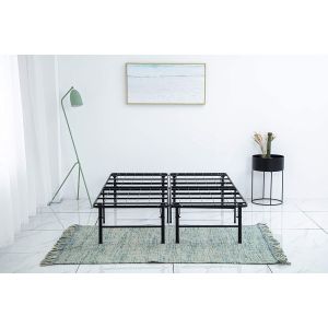Coastal Design Style King Size Folding Bed Frame Strong and Deluxe for