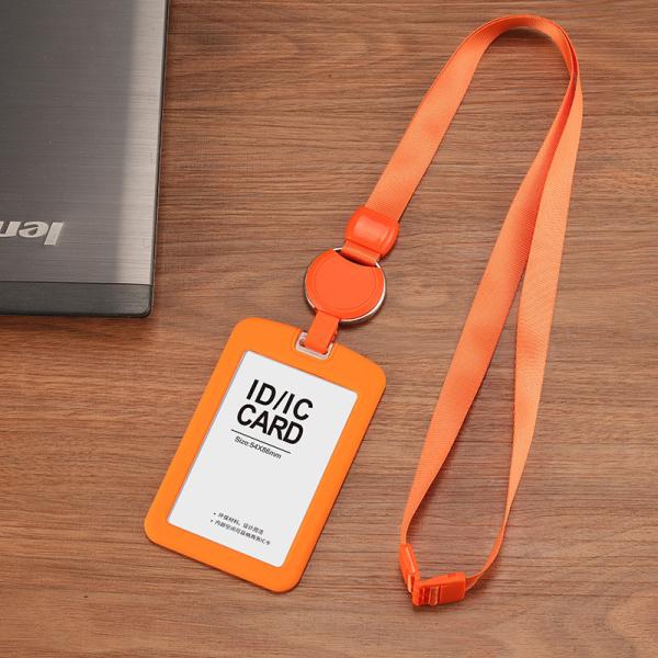 Office School ID Credit Cards Proximity Key Tastless Green ID Card Holder Protector Pouch